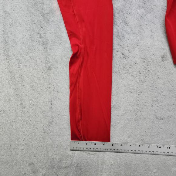 Lululemon Leggings Womens 4 Dark Red Base Pace High-Rise Crop 23" Workout Yoga - Picture 9 of 10
